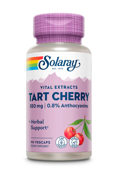 Solaray Tart Cherry 0,8% Anthocyanin 425mg 90 hylki