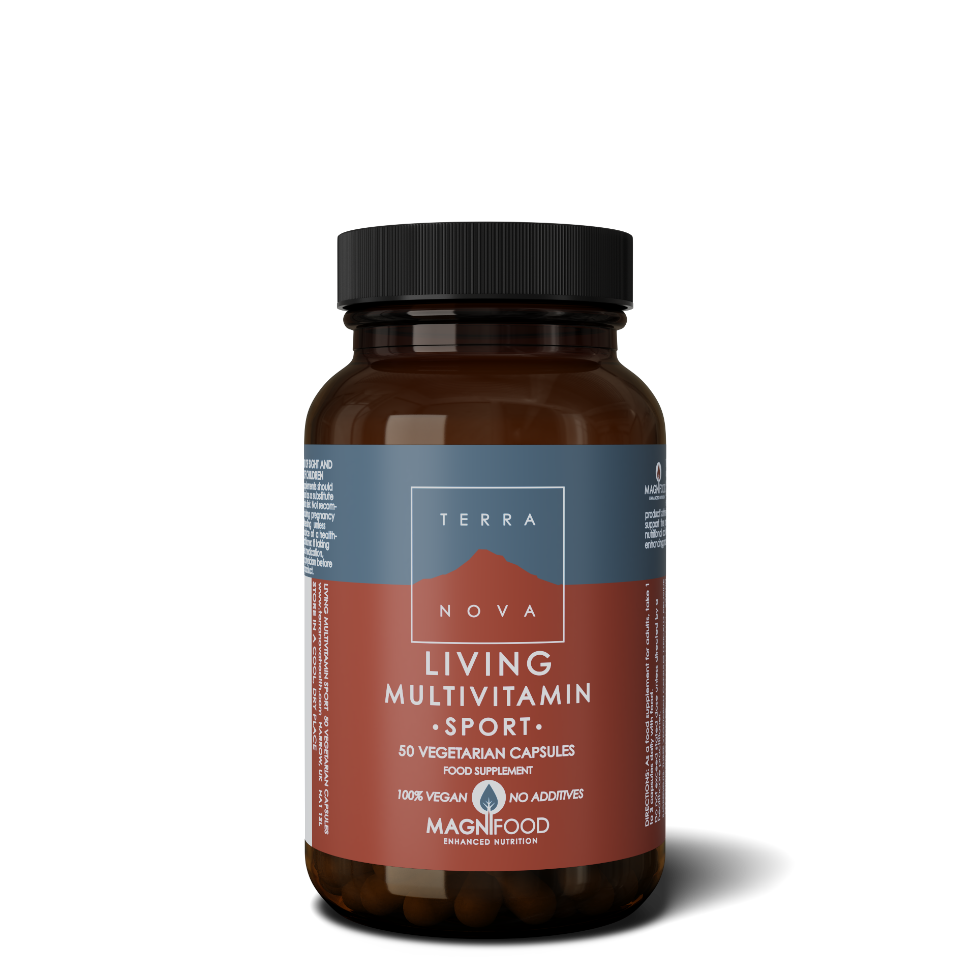 Terranova Living Multivitamin SPORT, 50 vegan hylki