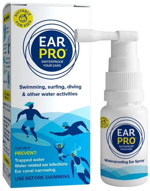 Ear Pro vatnsheldur eyrnaúði fyrir börn og fullorðna 20 ml.