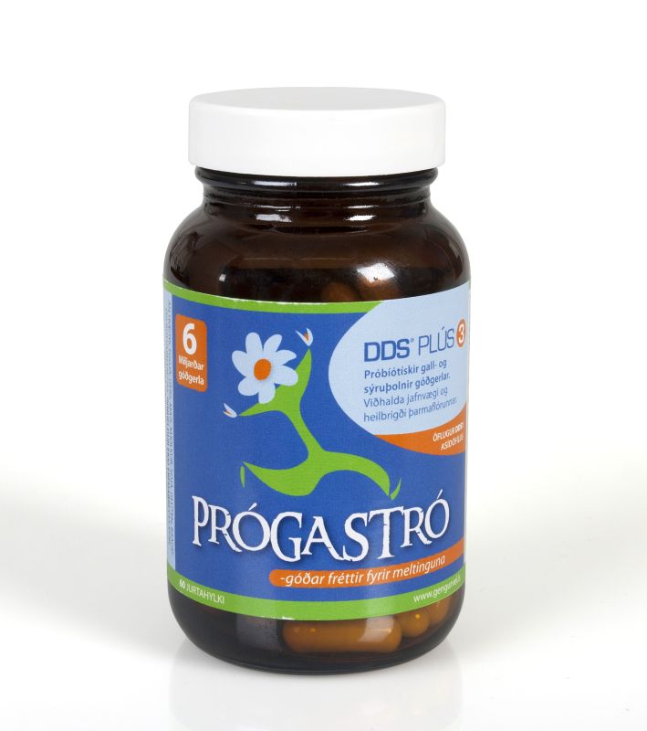 PRÓGASTRÓ DDS+ mjólkursýrugerlar 60 stk.