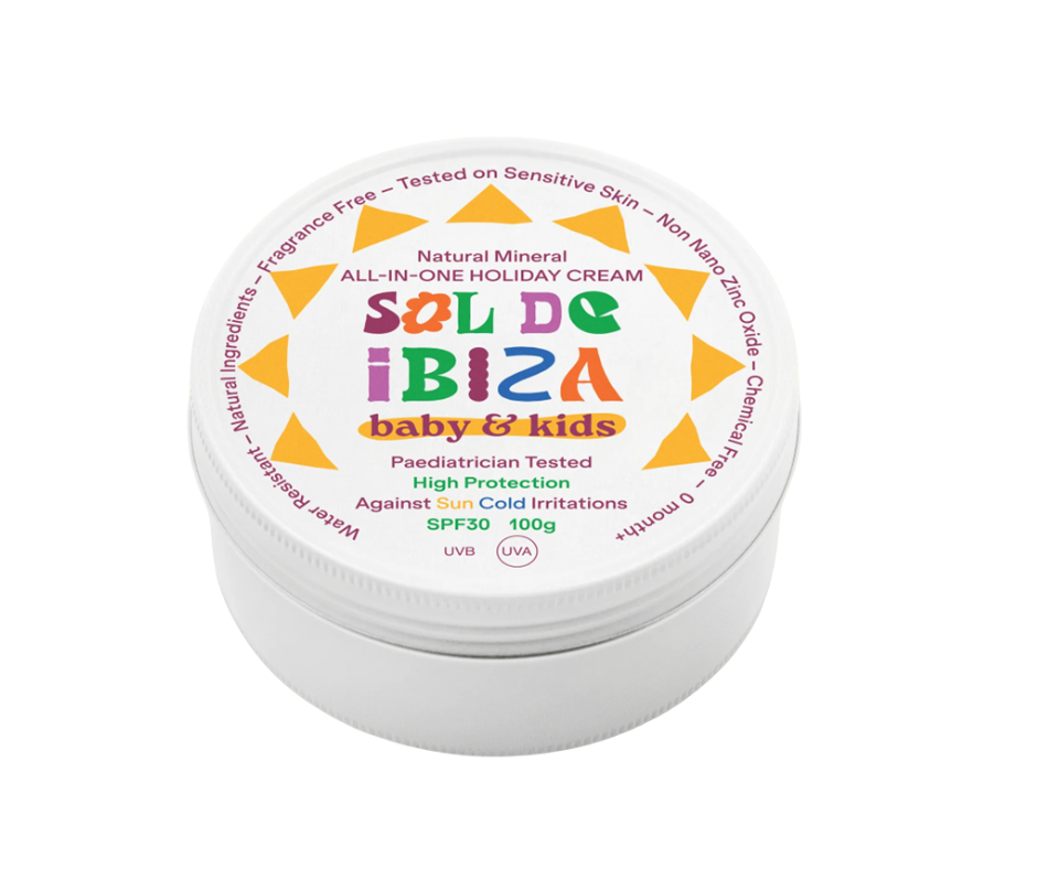 Sol De Ibiza Sólarvörn SPF30 fyrir börn 30 gr.
