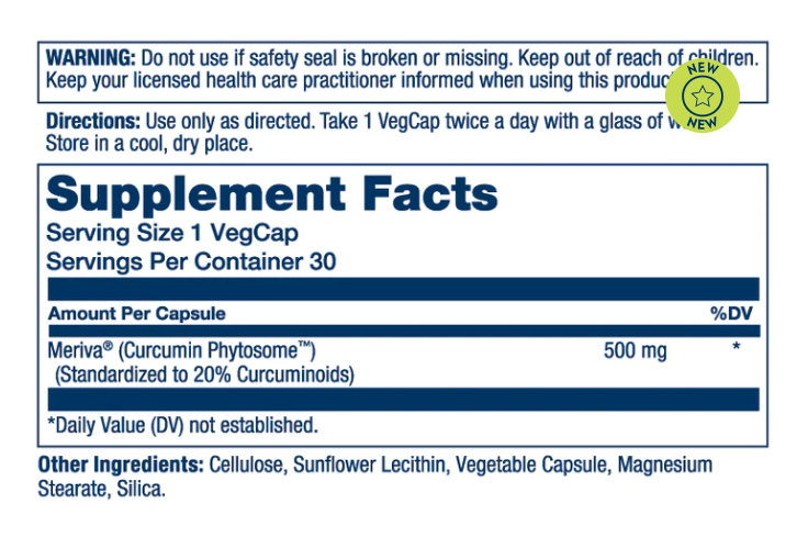 Solaray Turmeric Phytosome 500mg, 30 hylki (1)