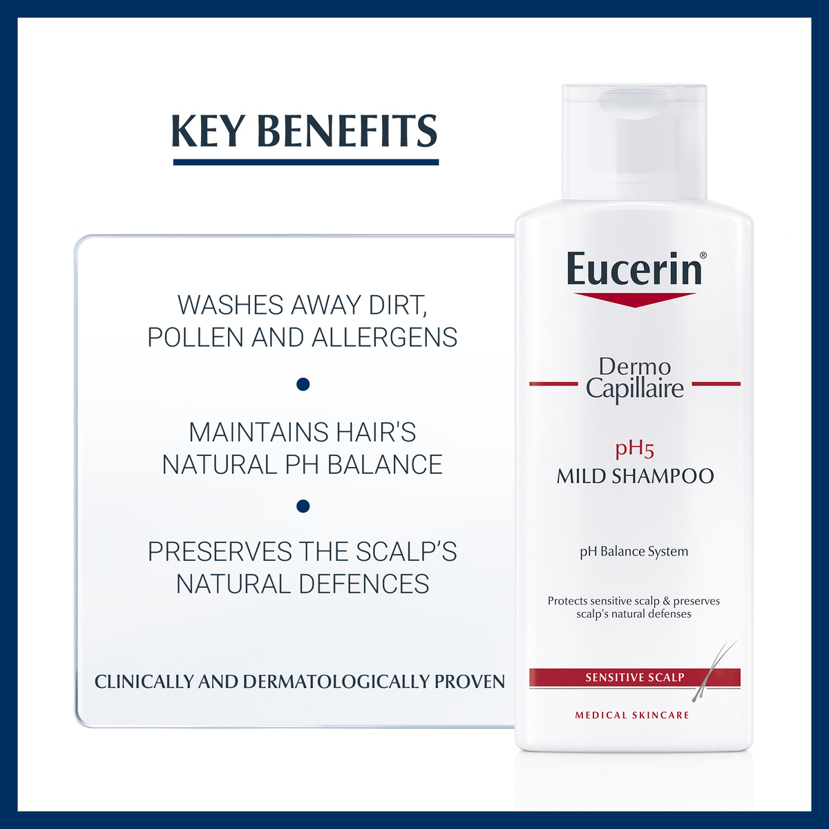 Eucerin Dermo Capillaire pH5 Shampoo 250 ml. (2)