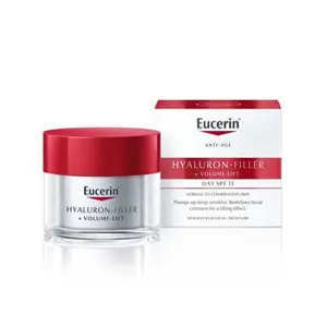 Eucerin Hyaluron-Filler +Volume Lift Day Cream SPF15, 50 ml. #venjuleg húð