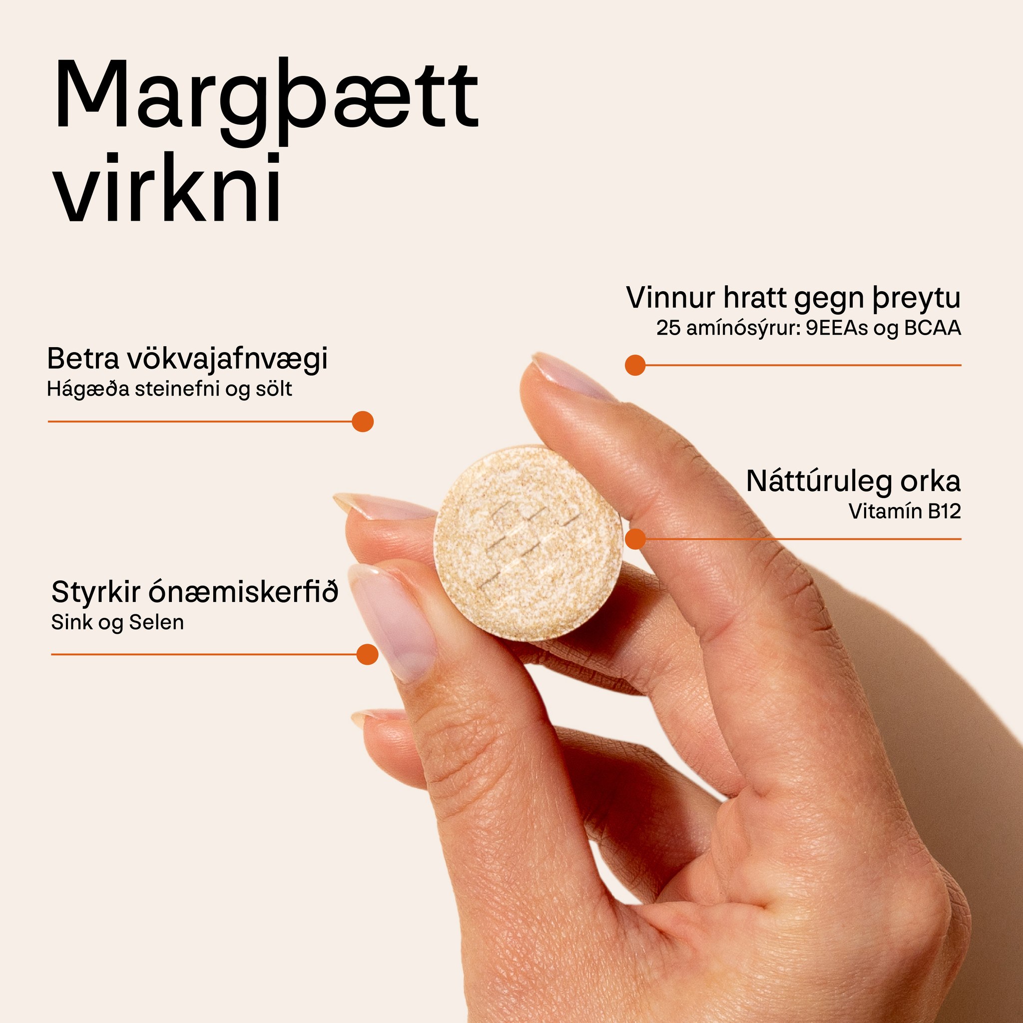 Unbroken mangóbragð 10 freyðitöflur (2)