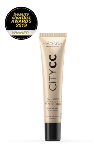 Mádara CITY CC Anti-Pollution Cream SPF15, 40 ml. #Medium