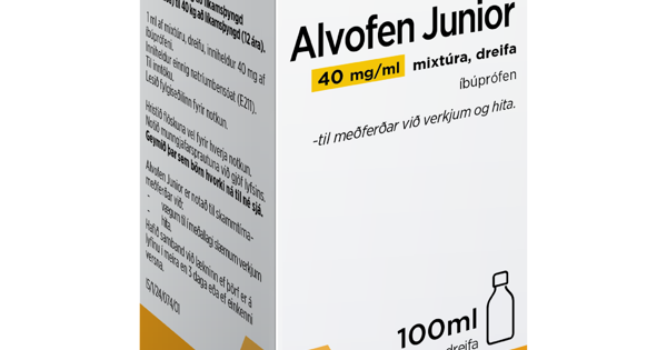 Alvofer Alvofen Junior, mixtúra 40 mg/ml 100 ml | Lyfja
