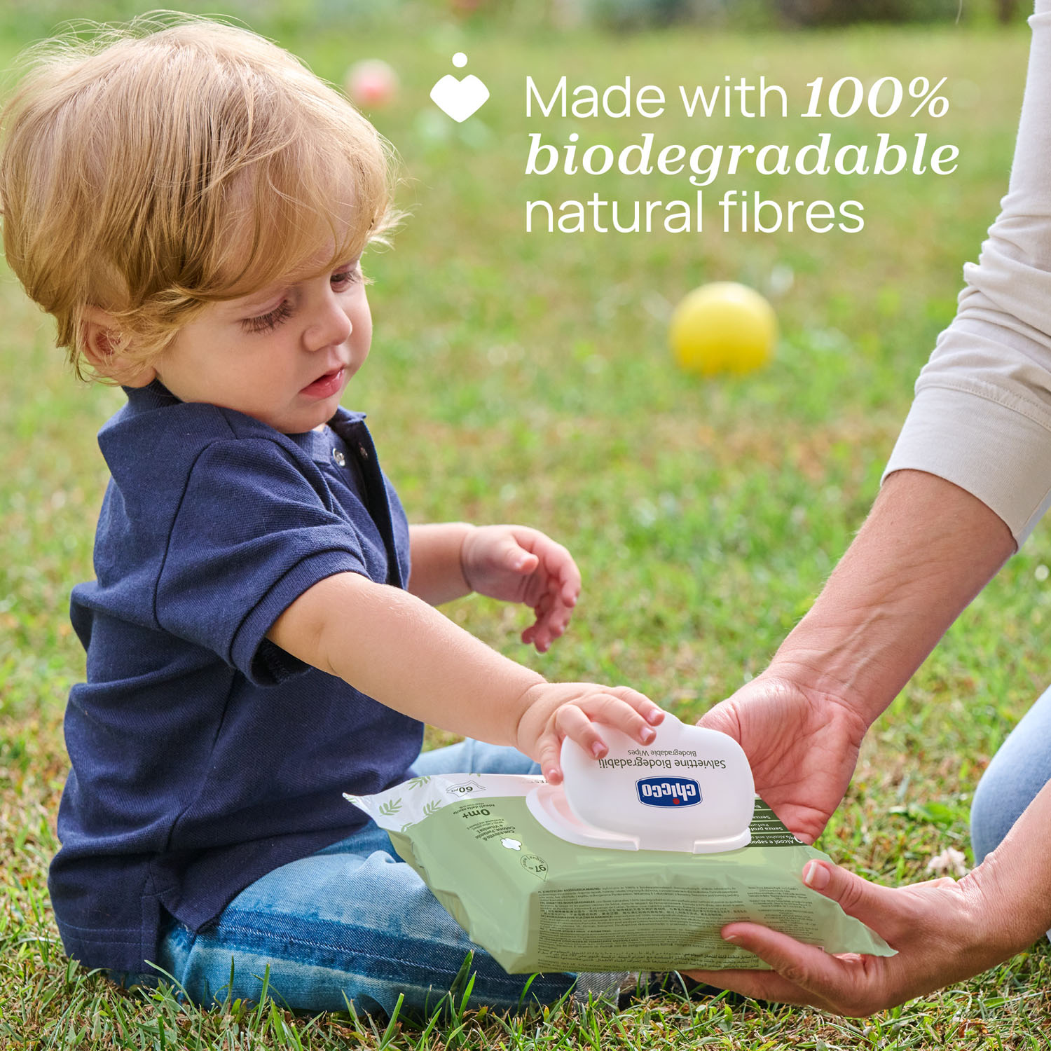 Chicco Baby blautklútar 60 stk. (2)