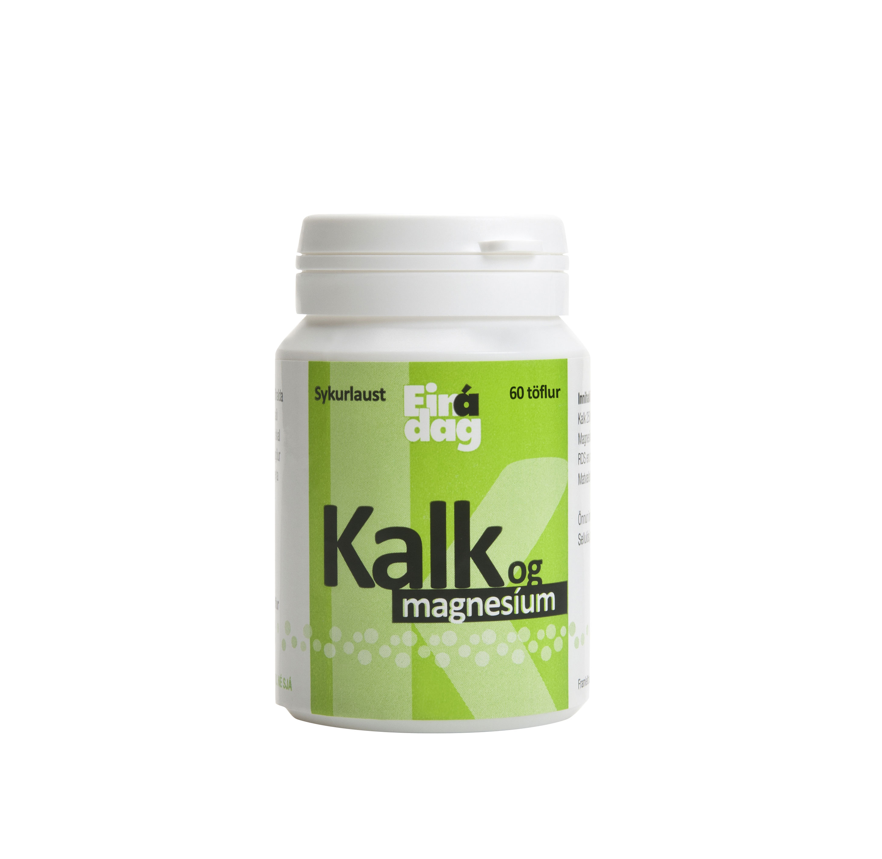 Ein á dag Kalk og Magnesíum 60 töflur