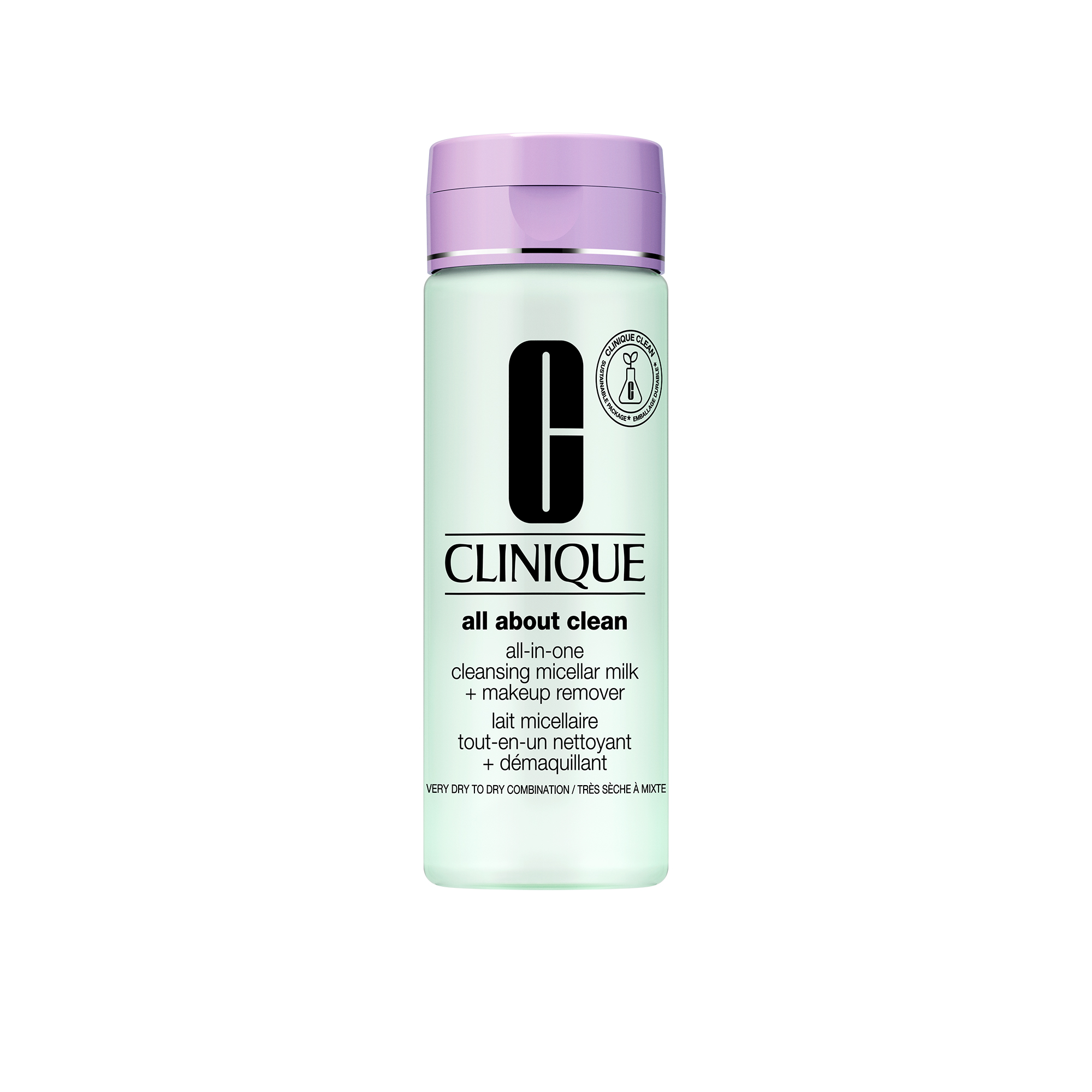 Clinique All-in-One Cleansing Micellar Milk + Makeup Remover Skin Type 1&2, 200 ml