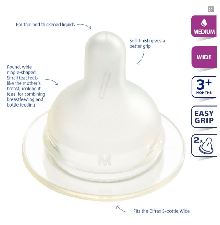 Difrax pelatútta medium wide 2 stk. (1)