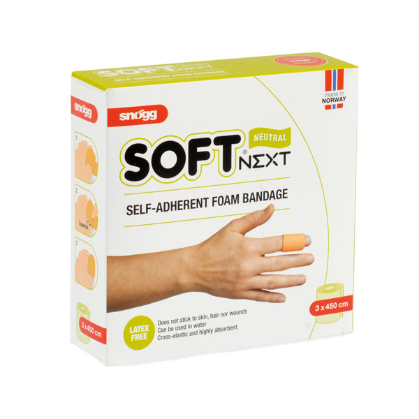 Snögg Soft NEXT brúnn plástur 3 x 450 cm. #latexfrír