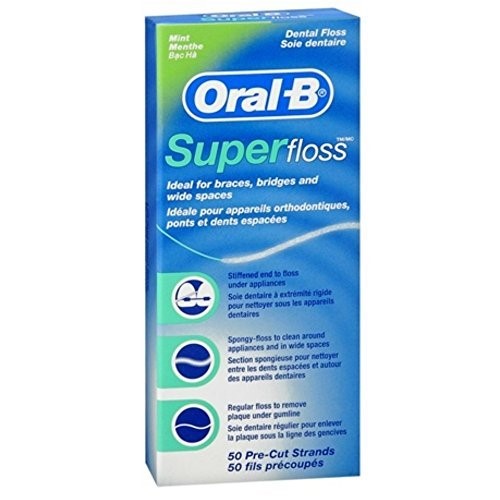 Oral-B Superfloss tannþráður 50 stk.