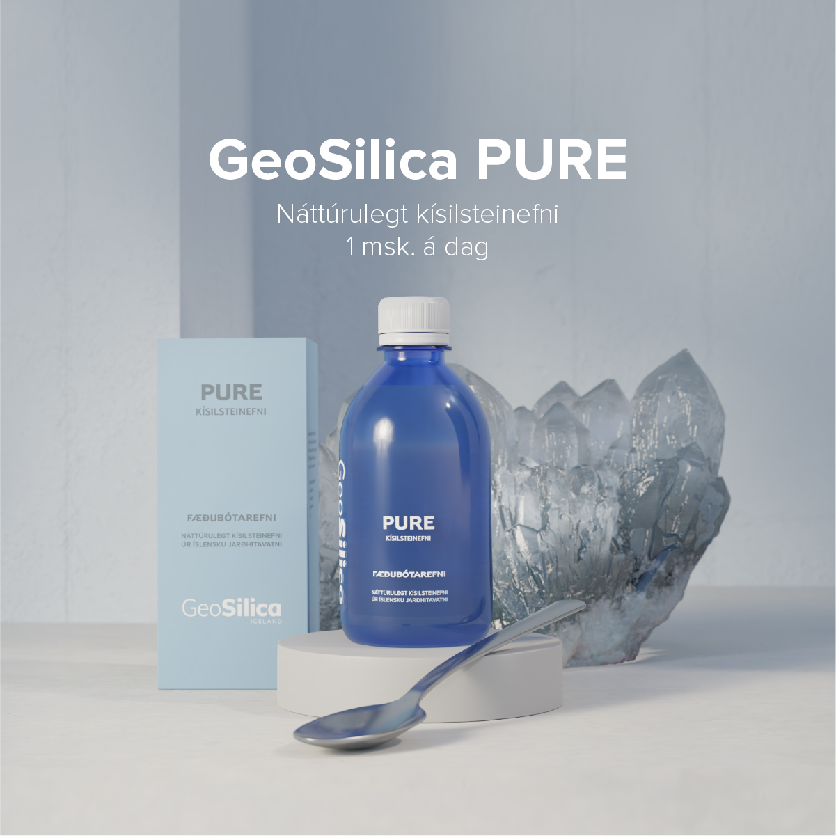 Geosilica PURE 300 ml. - 100% náttúrulegt kísilsteinefni