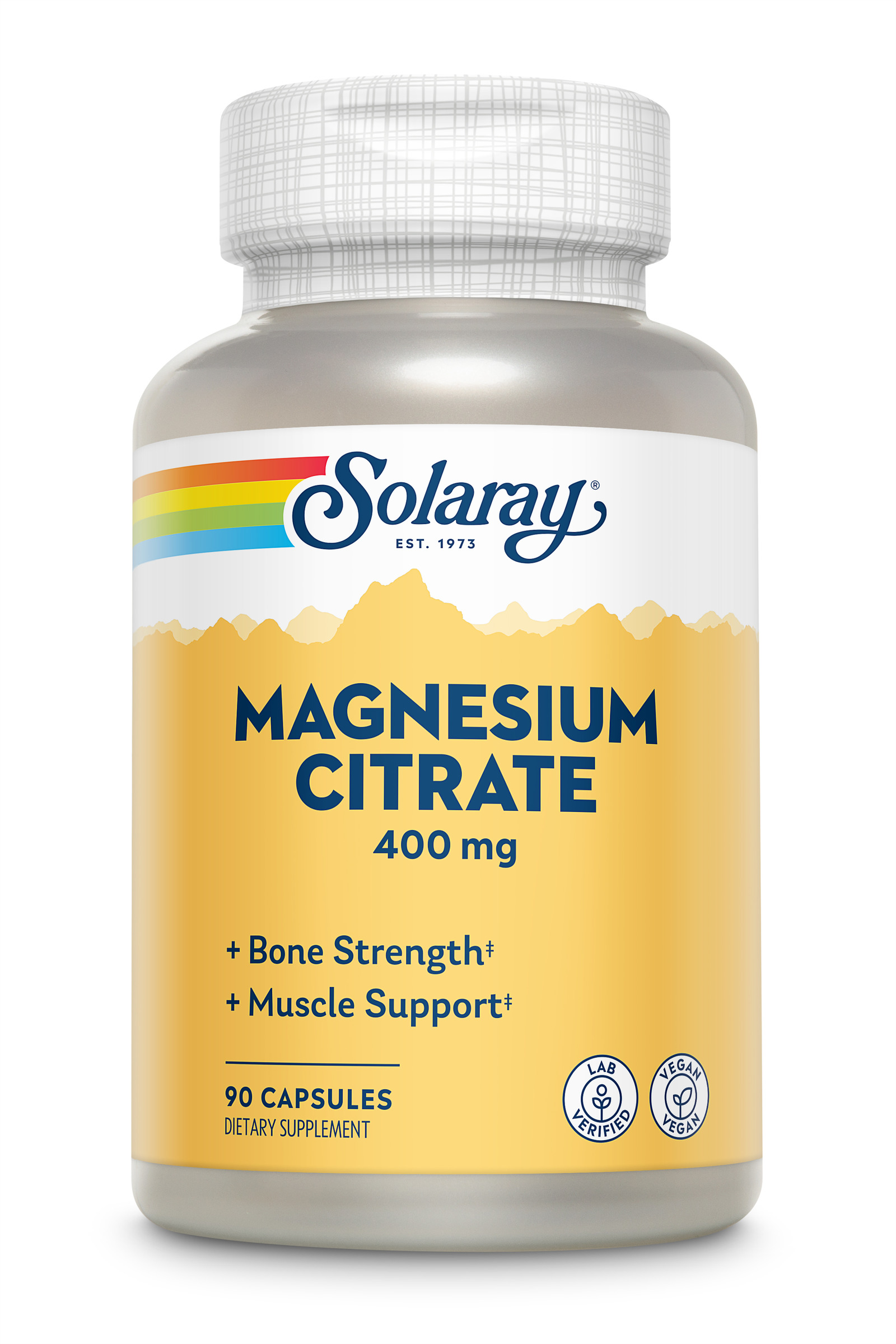 Solaray Magnesium Citrate 400mg 90 hylki