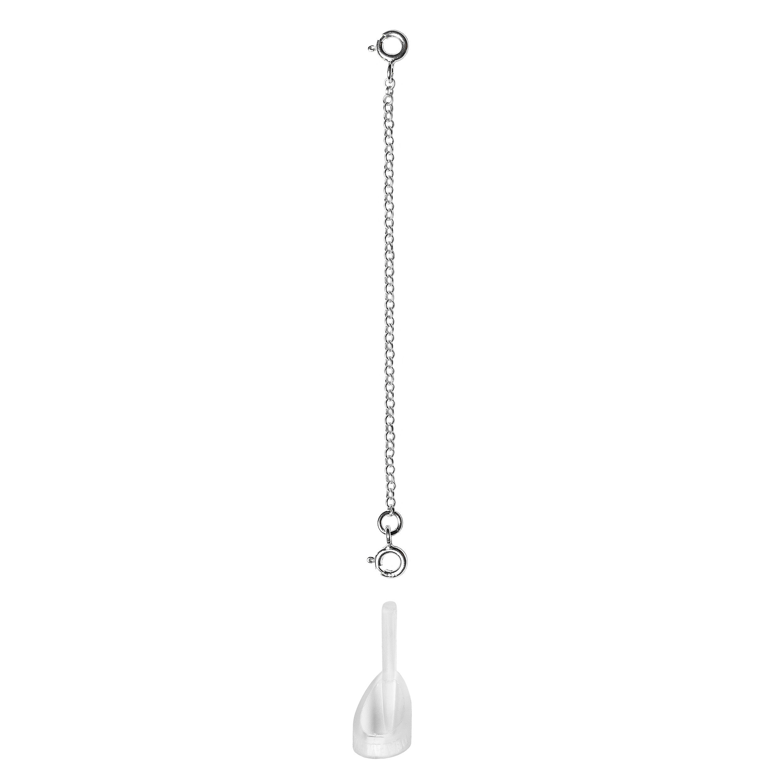 Deaf Metal Rolo Silfur öryggiskeðja 7cm (1)