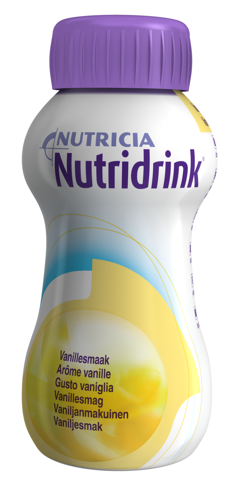 Nutricia Nutridrink án trefja vanillubragð 4 x 200 ml.
