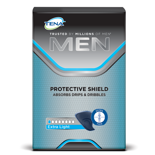 TENA Men Level 0 svartar 14 stk. #extra light