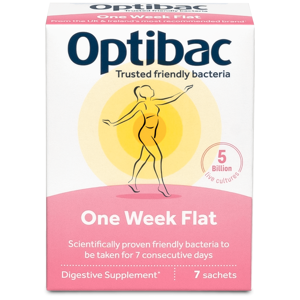 Optibac góðgerlar fyrir flatan maga duft 7x2 gr.
