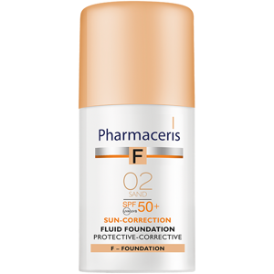 Pharmaveris F, Protective Corrective Fluid SPF50, 30 ml. #Sand 02