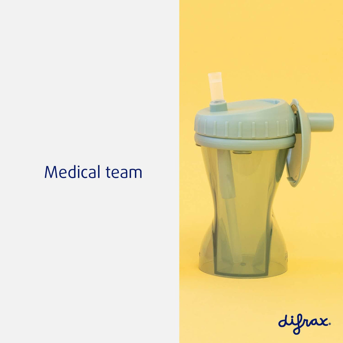 Difrax mál með röri 250 ml. #Sage (1)