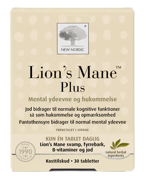 New Nordic Lion's Mane Plus 30 töflur