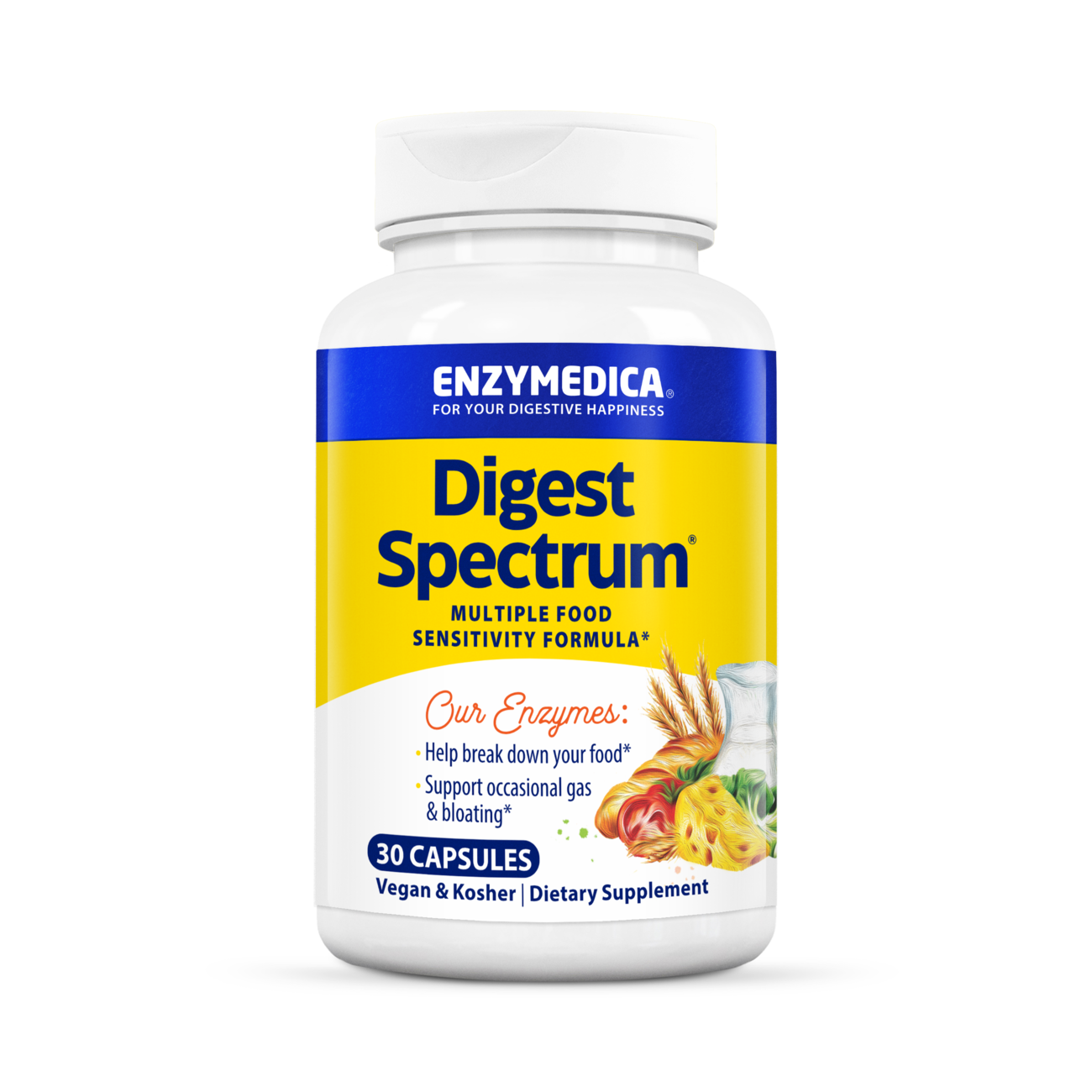 Enzymedica Digest Spectrum 30 hylki #við fæðuóþoli