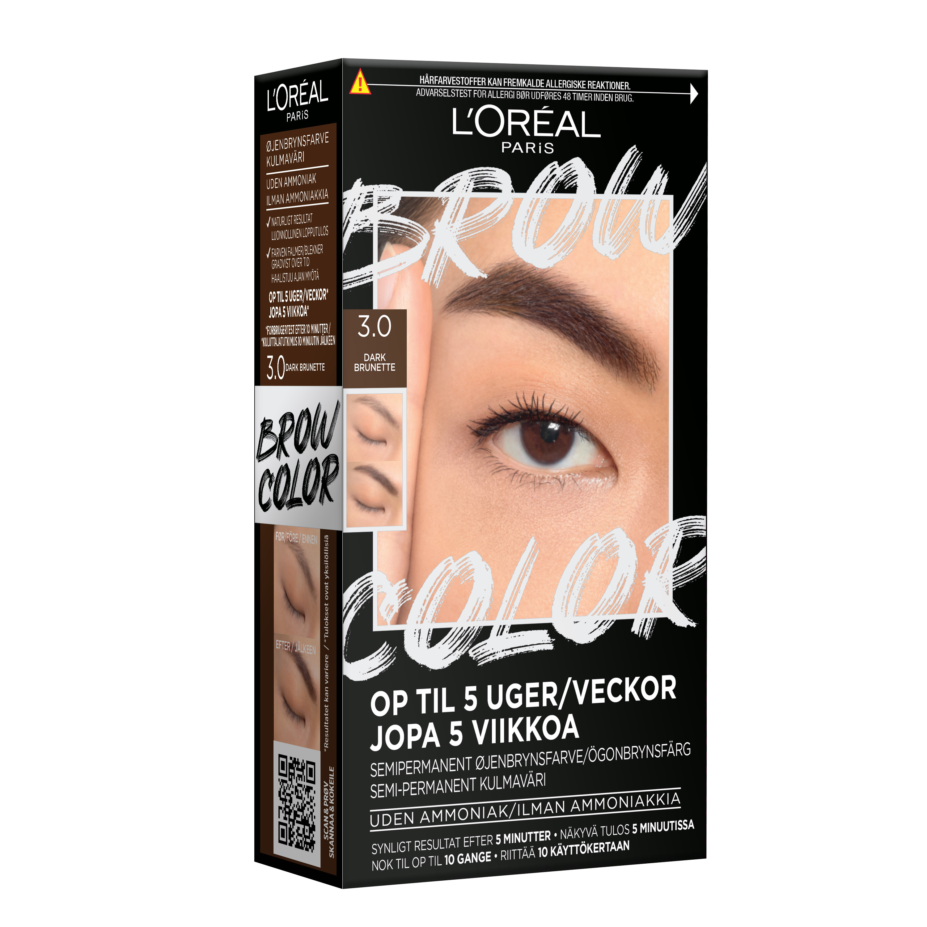 L'Oreal Brow Color Kit #3.0 Dark Brunette (6)
