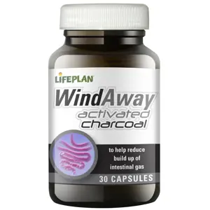 Lifeplan Windaway Activated Charcoal 30 töflur