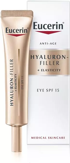 Eucerin Hyaluron-Filler + Elasticity augnkrem SPF15