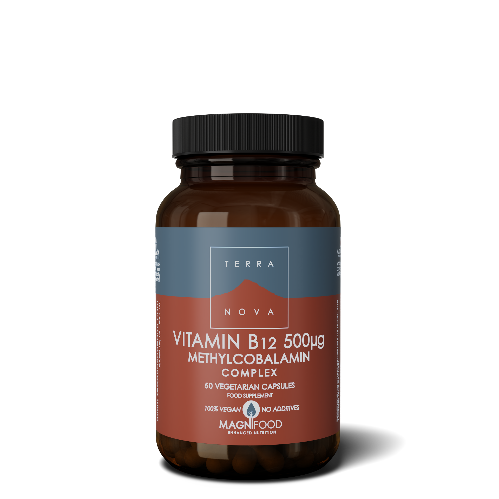 Terranova Vitamín B12 500ug Complex 50 hylki