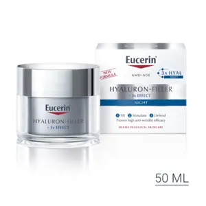 Eucerin Anti-Aging Hyaluron-Filler næturkrem 50 ml.