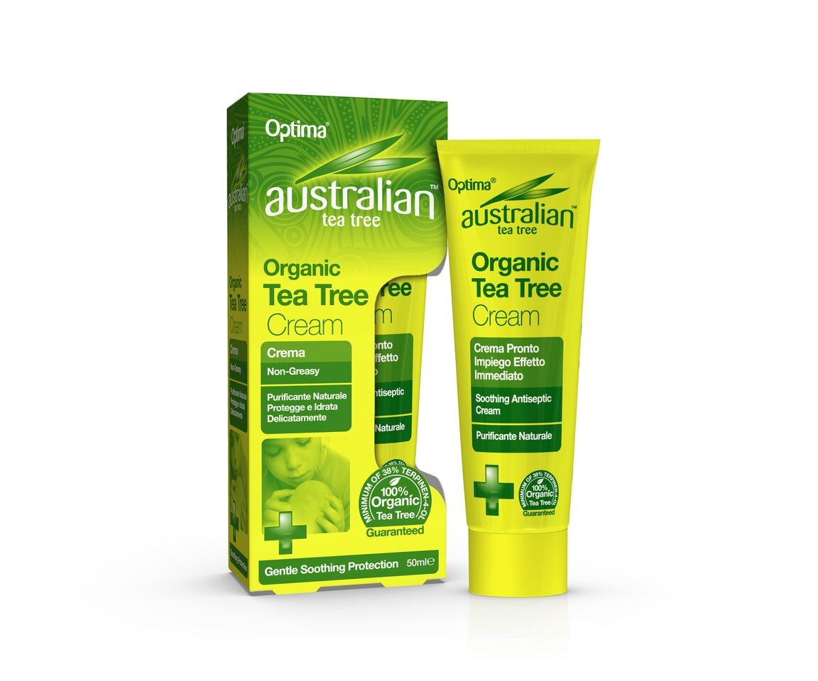 Optima Australian Organic Tea Tree sótthreinsandikrem 50 ml.