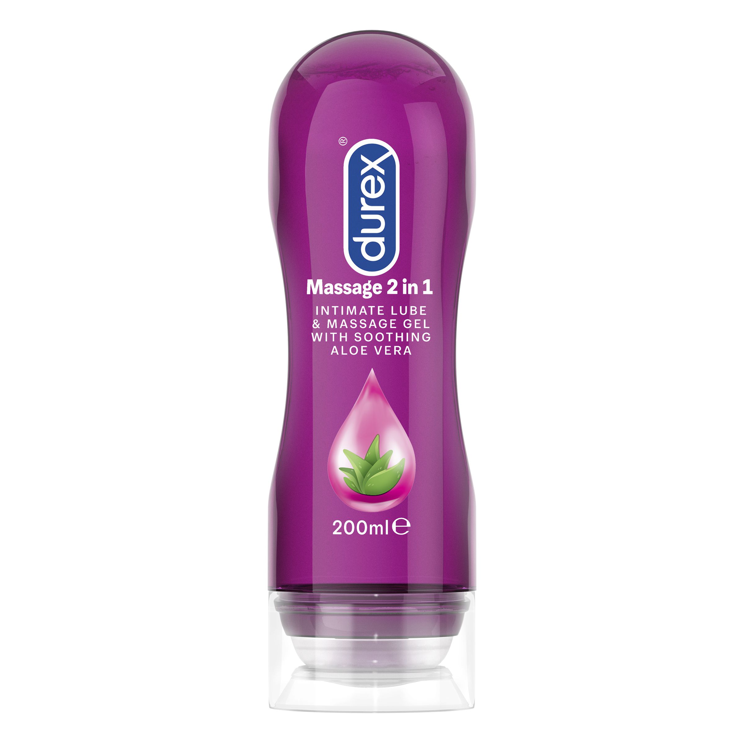 Durex nuddolía & sleipefni 2 in 1, 200 ml. (1)