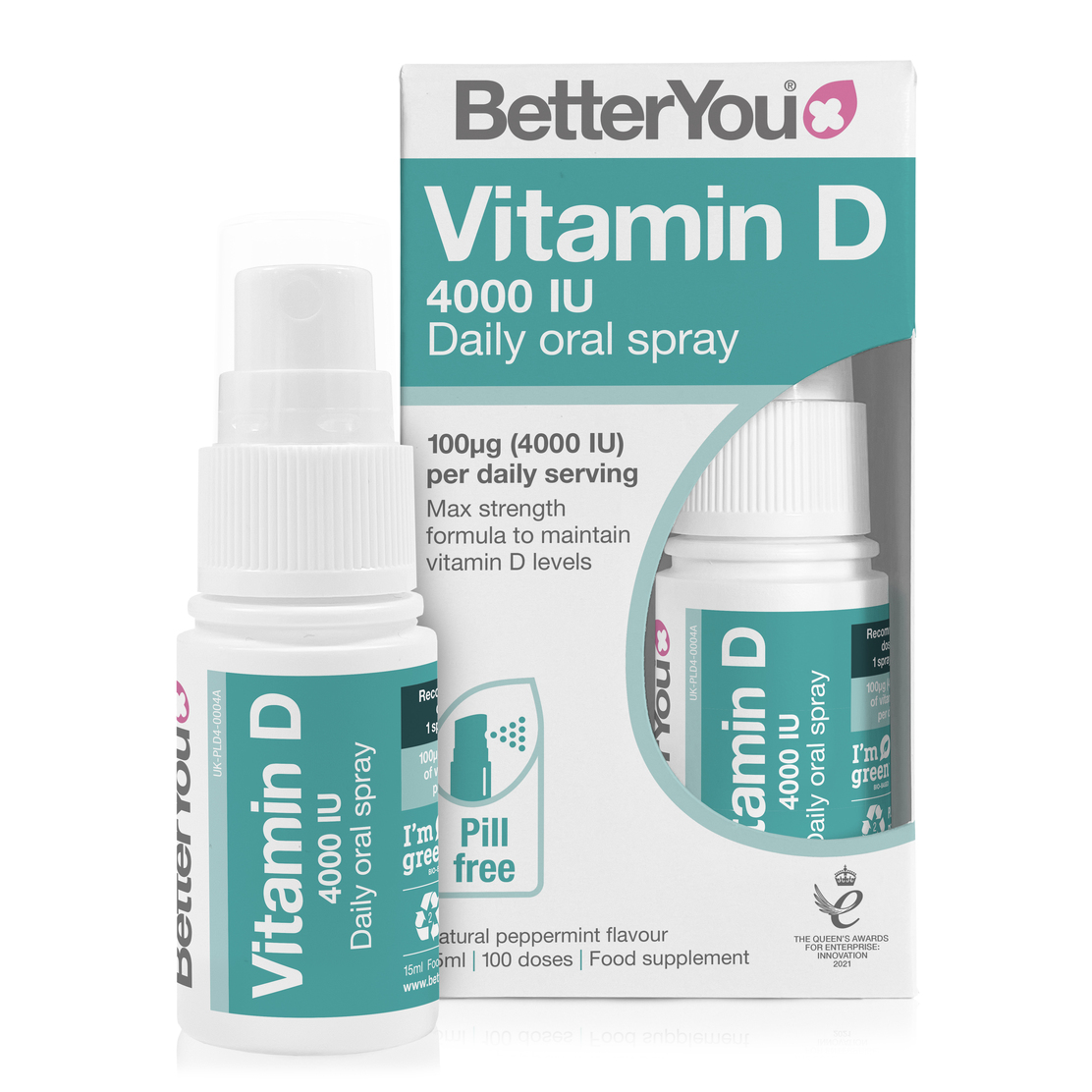 Better You D 4000 munnúði 15 ml. #100 skammtar