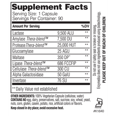 Enzymedica Lacto 30 hylki #við mjólkuróþoli (3)
