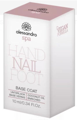 Alessandro SPA BASE COAT Coconut Oil 10 ml. (1)