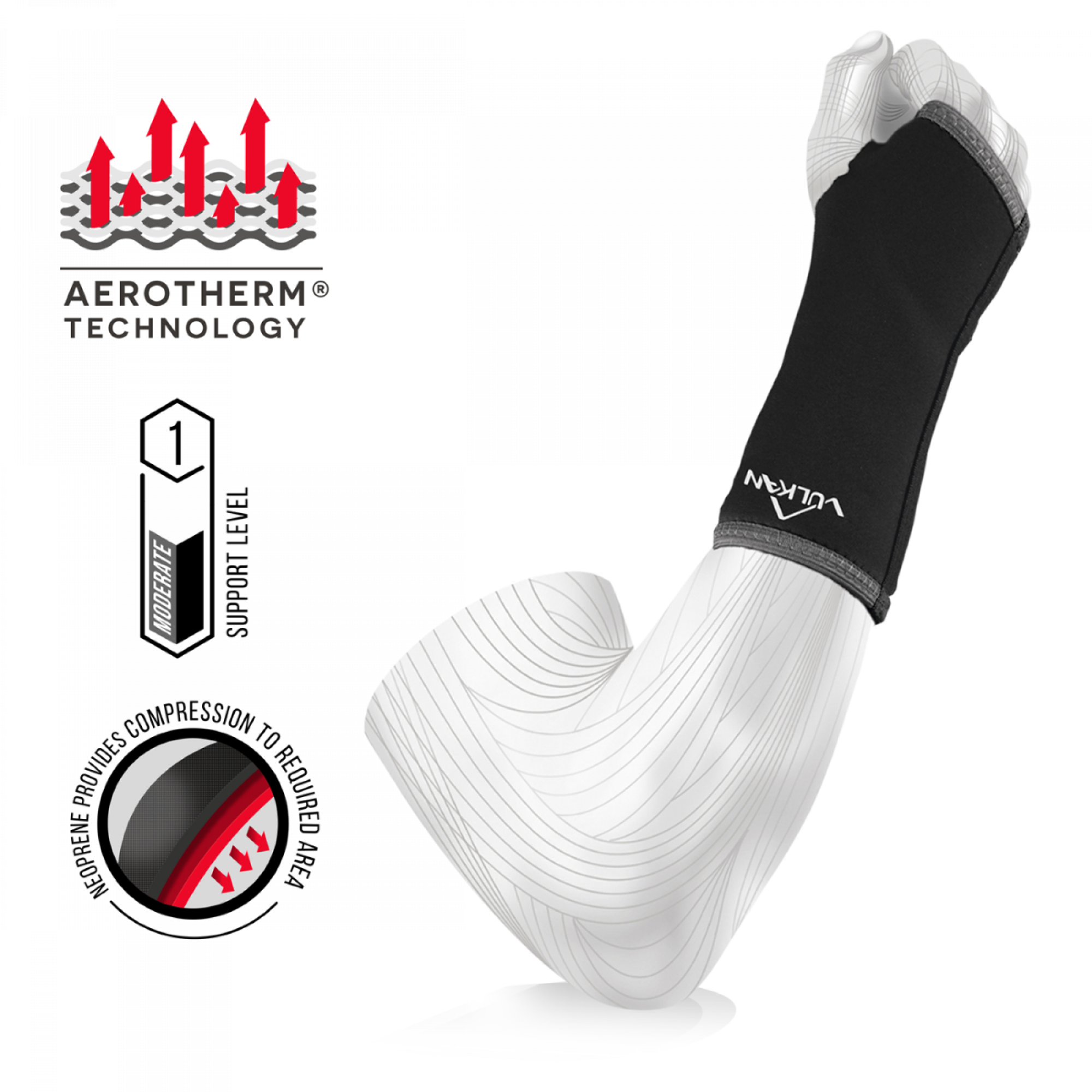 Vulkan Wrist Support long 19-22 cm. #large (4)