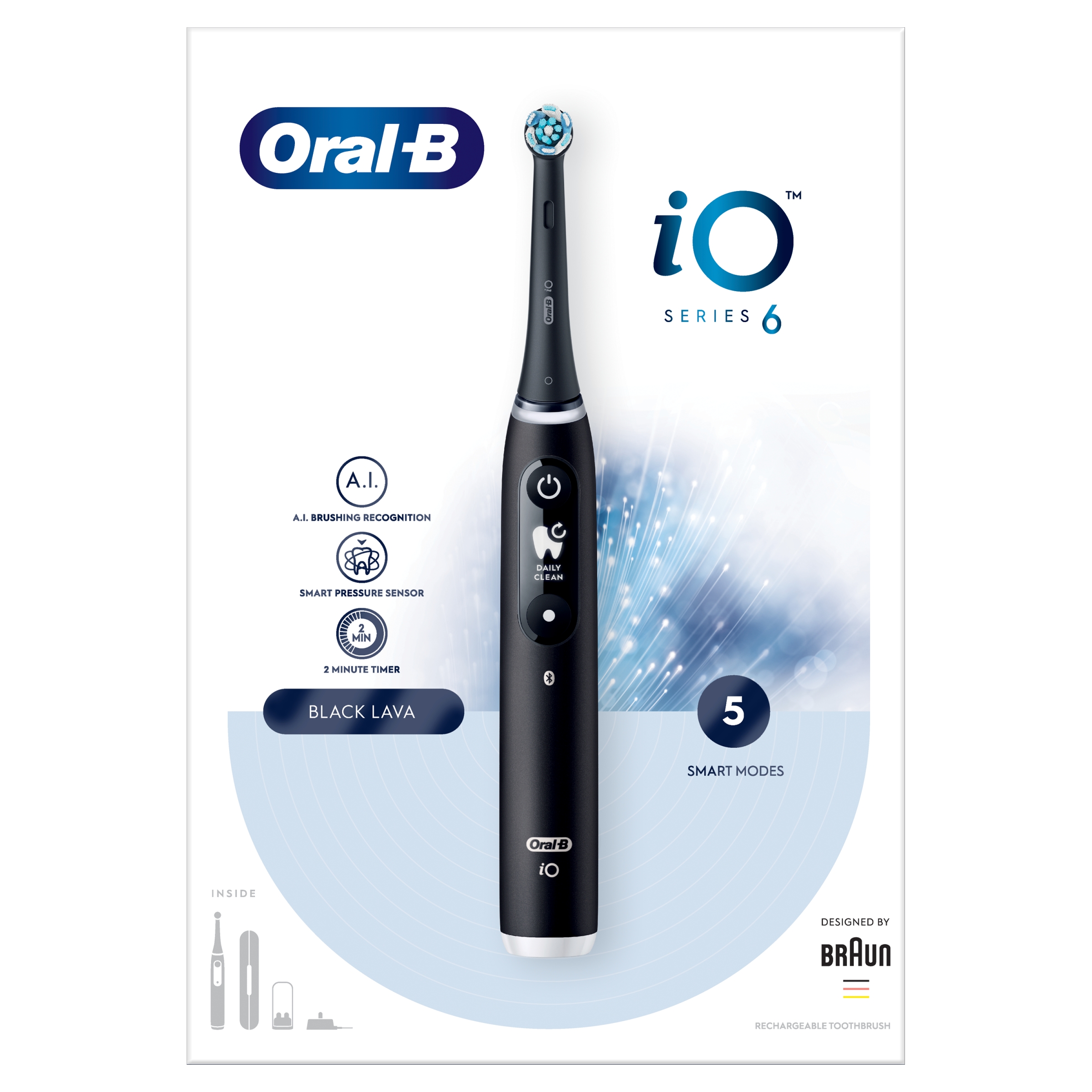 Oral-B Brush Vitality Pro með hleðslutæki #svartur (1)