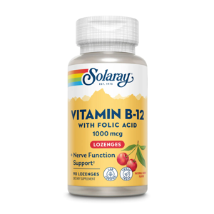 Solaray B-12 Lozenge 1000mcg 90 hylki