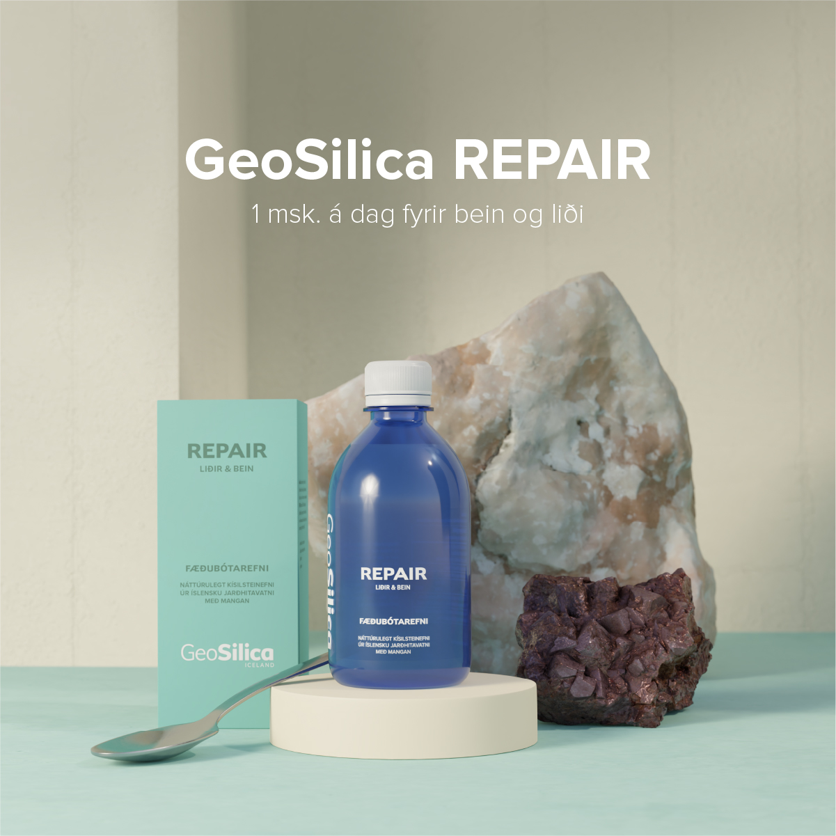 Geosilica REPAIR 300 ml. - fyrir liði og bein