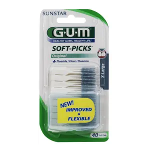 GUM Soft-Picks X-large tannstönglar 40 stk.