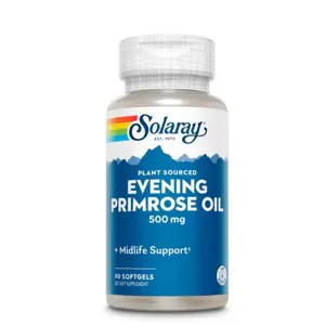 Solaray Evening Primrose Oil 500mg, 90 hylki
