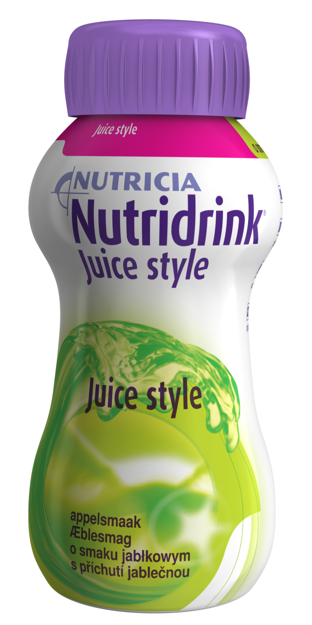 Nutricia Nutridrink Juice Style eplabragð 4 x 200 ml.
