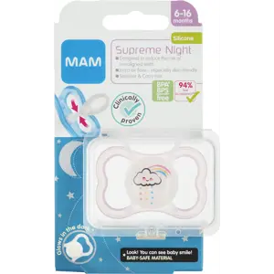 MAM Supreme nætursnuð 6-16 mán #3 litir