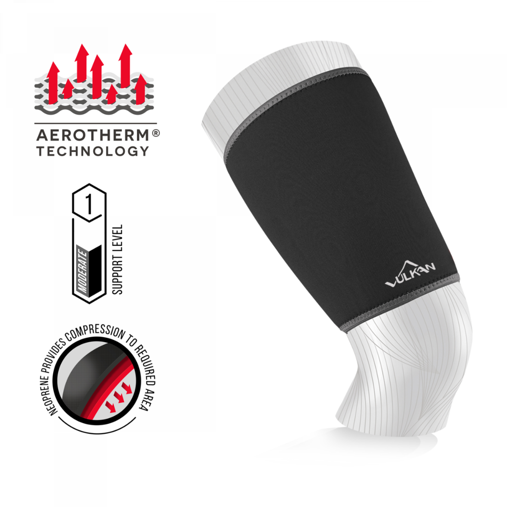 Vulkan Thigh stuðningur læri 49-55 cm. #medium (4)
