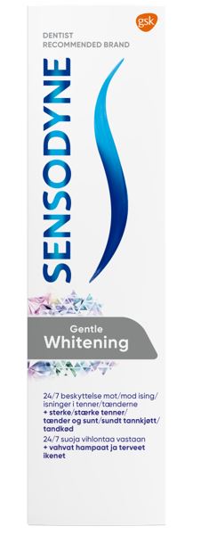 Sensodyne Gentle whitening tannkrem 75 ml.