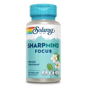 Solaray Sharp Mind Focus 30 vegan hylki