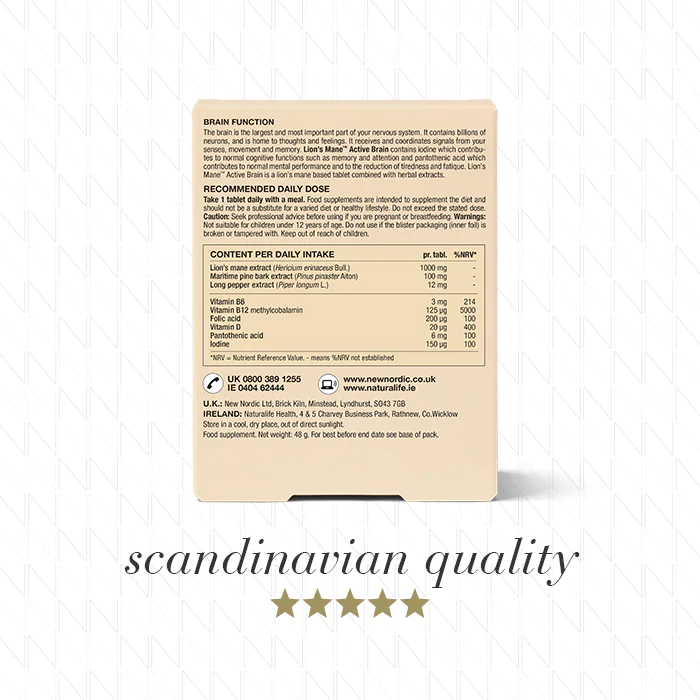 New Nordic Lion's Mane Plus 30 töflur (1)