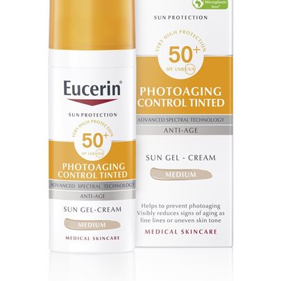 Eucerin Photoaging Control Sun Creme CC Medium SPF50+, 50 ml.